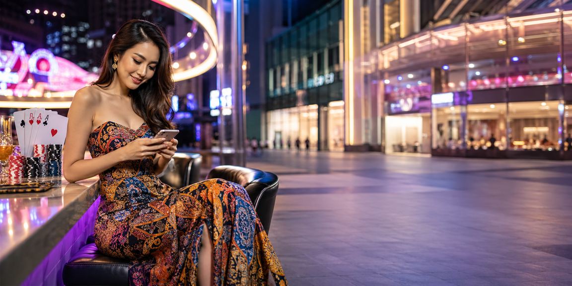 Pemain poker Kuala Lumpur berbaju batik menikmati permainan kasino langsung jdl688