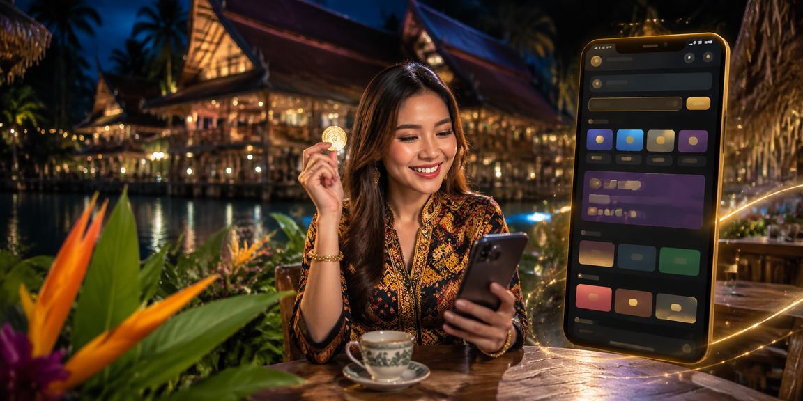 Pengguna Sarawak menggunakan telefon mudah alih untuk mengakses kasino dalam talian jdl688